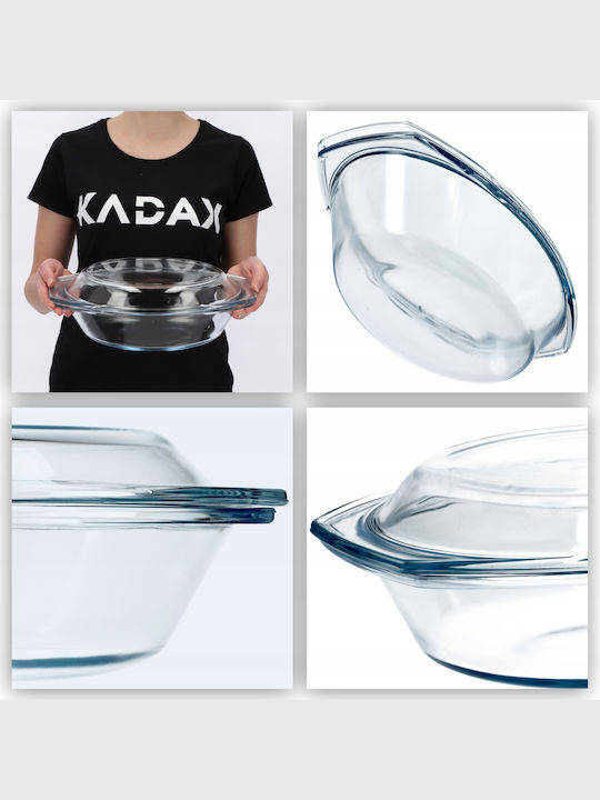 Kadax Γάστρα Οβάλ Γυάλινη 2.9lt
