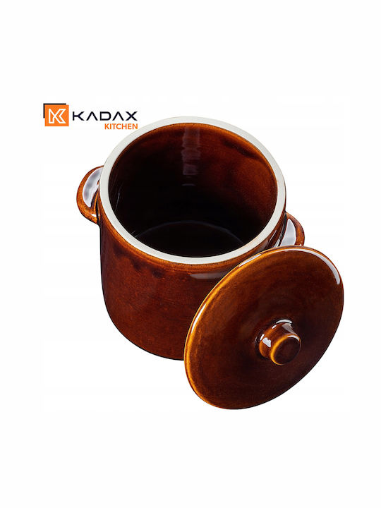 Kadax Γάστρα Στρογγυλή Κεραμική 2lt