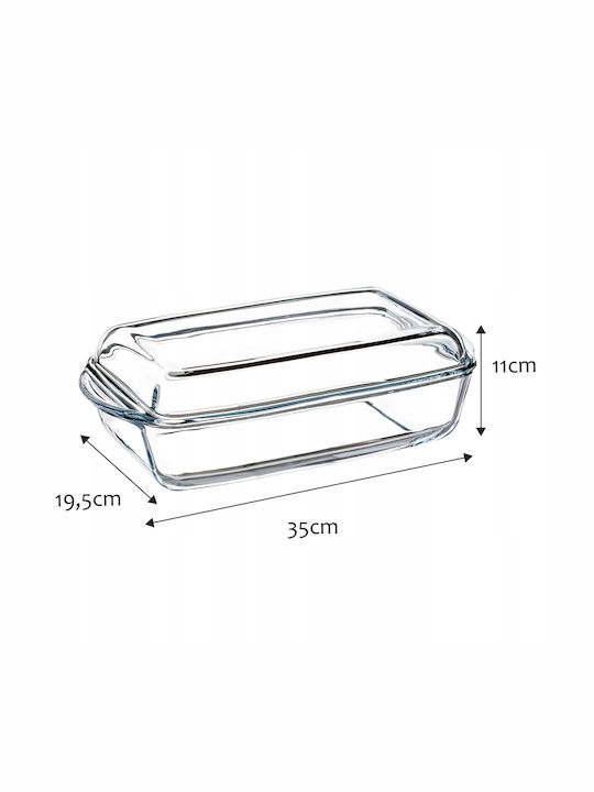 Kadax Dutch Oven Rectangular Cast Iron 3.95lt 1pcs