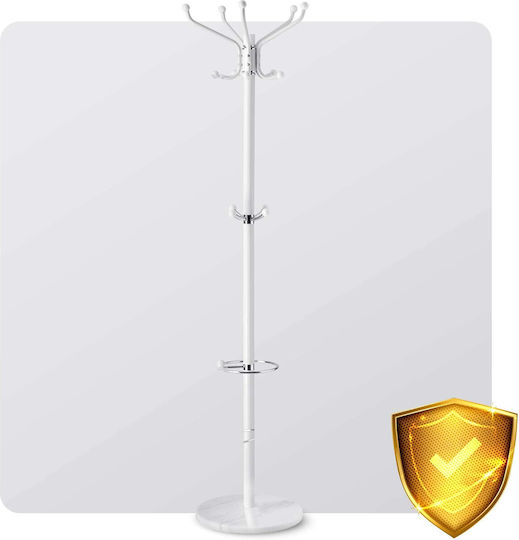 Massido Cuiere de podea Metal Alb