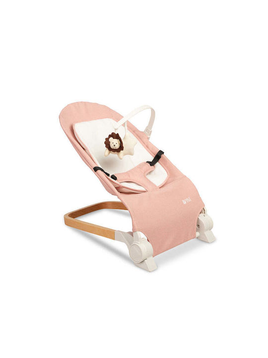 Caretero Χειροκίνητο Relax Μωρού Lounger Ροζ