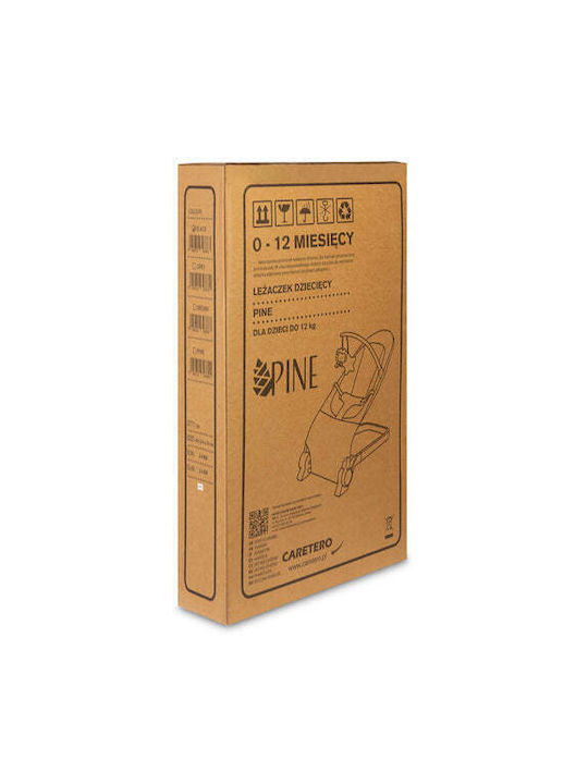 Caretero Manual Relax pentru Bebeluși Lounger Negru