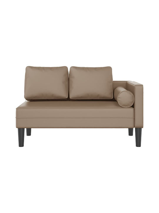 Recliner Kunstleder Braun L110xW54.5xH57.5cm