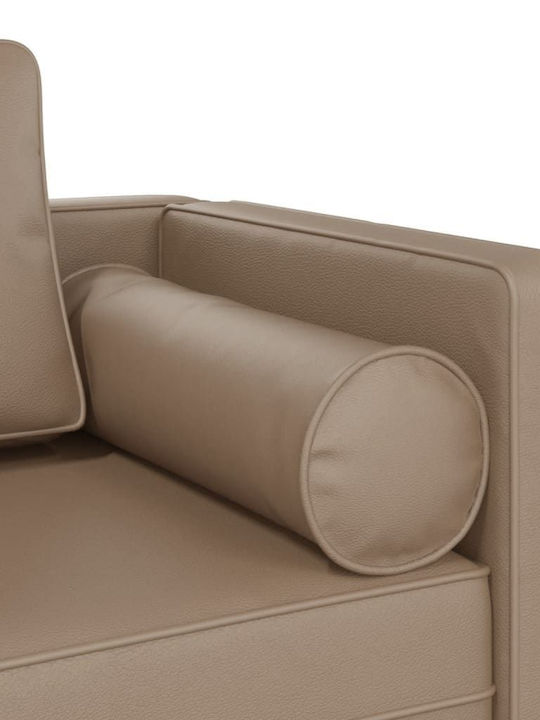 Recliner Kunstleder Braun L110xW54.5xH57.5cm