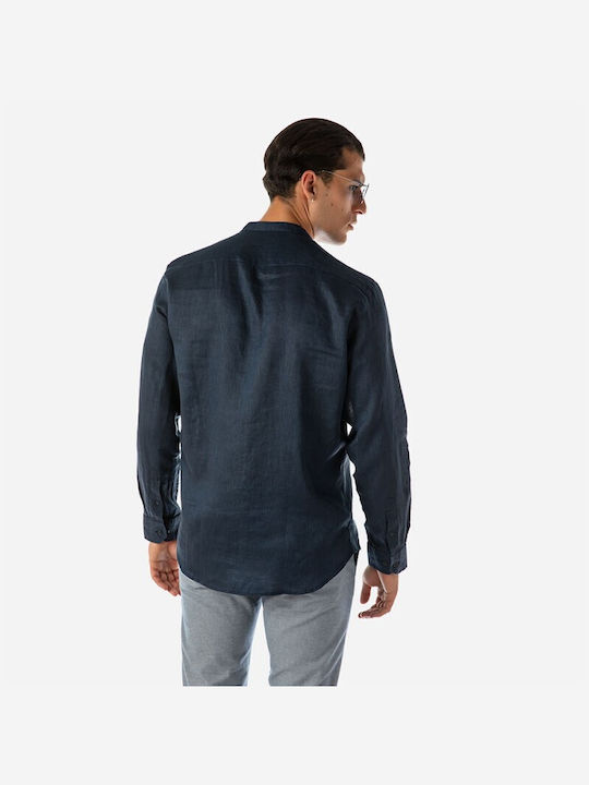 Brokers Jeans 23016 Men's Shirt Linen Blue