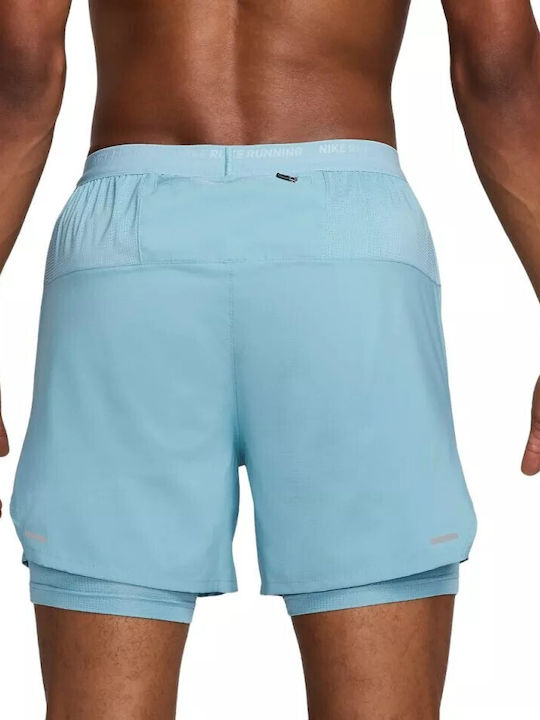 Nike Stride Men's Shorts Dri-Fit Denim Turquoise/black