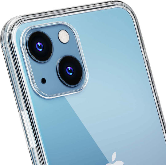 3MK Clear Back Cover Σιλικόνης / Πλαστικό / Tempered Glass 1.2mm Διάφανο (iPhone 13)