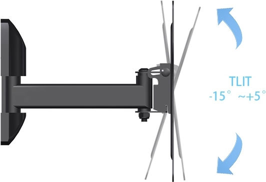 Opticum AX-201 Βάση Τηλεόρασης Τοίχου με Βραχίονα έως 42" και 25kg