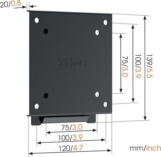 Vogel's MA1000 MA1000 Wall TV Mount up to 26" and 30kg