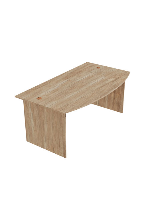 Γραφείο Anze Ξύλινο Φυσικό 180x93.5x75εκ.