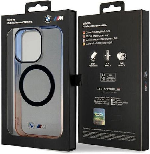 BMW Gradient Bumper MagSafe Umschlag Rückseite Kunststoff Gray (iPhone 15 Pro)