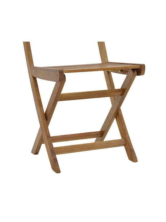 Outdoor-Stuhl Hölzernes Fatel Natural 40x53x82εκ.
