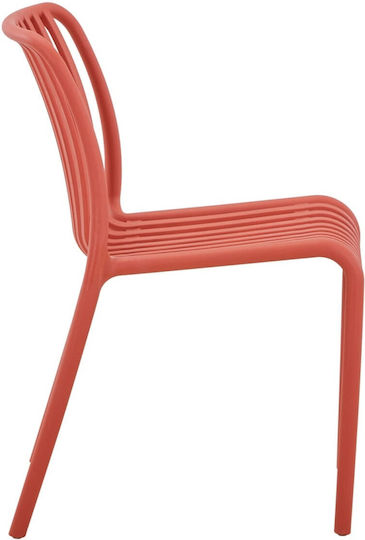 Outdoor-Stuhl Polypropylen Convee Red 48x52x79εκ.