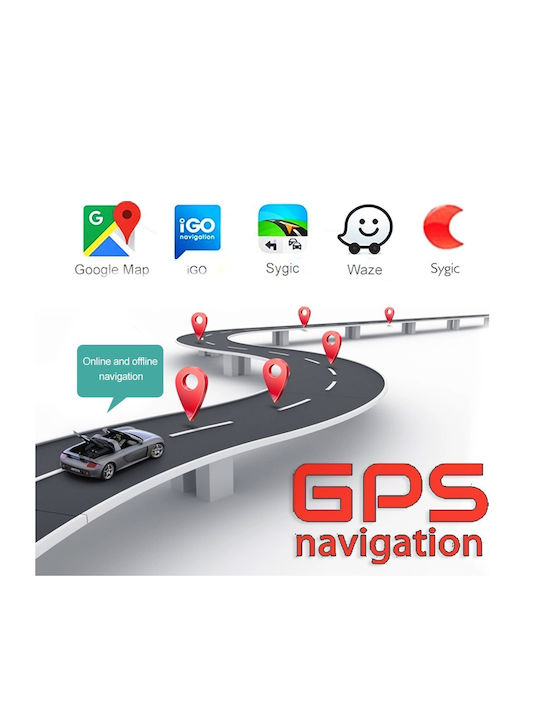 Kirosiwa Car Audio System 1 DIN Bluetooth USB