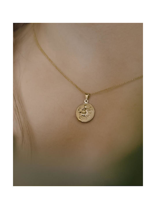 Themelidis Jewels Charm Talisman Constantin Semnul zodiacal Săgetător din Aur 9 K