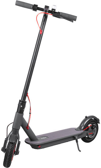 Rebel Fast Wheels Pro ZAB0030 Ηλεκτρικό Πατίνι με 30km/h Max Ταχύτητα και 25km Αυτονομία σε Μαύρο Χρώμα