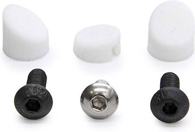 Xiaomi Spare Part for Electric Scooter Plugs and Screws for Rear Fender for Xiaomi 1s, Essential, Pro2 Electric Scooters Xiaomi in White Color 39692-01