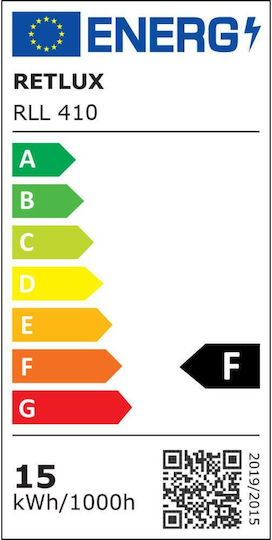 Retlux Λάμπα LED 15W για Ντουί E27 και Σχήμα A65 Φυσικό Λευκό 1500lm