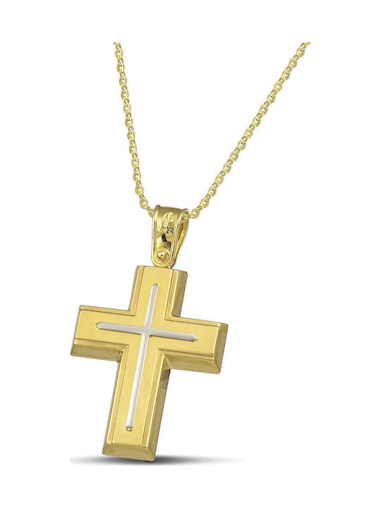 Themelidis Jewels Χρυσός Σταυρός 14Κ