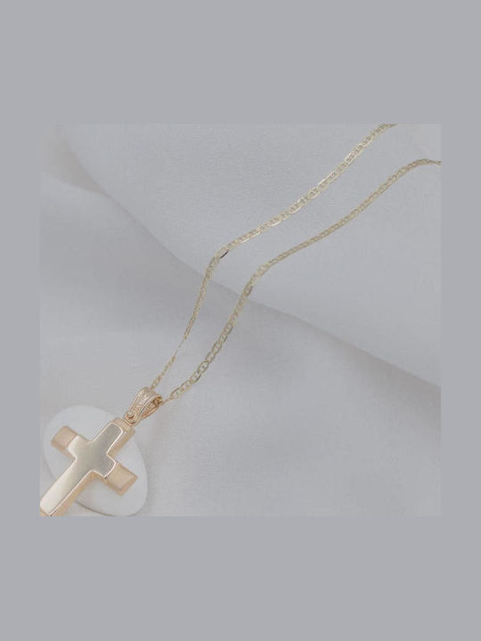 Themelidis Jewels Дамски Златен Кръст 14K с Верижка