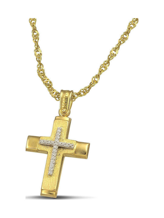 Themelidis Jewels Дамски Златен Кръст 14K