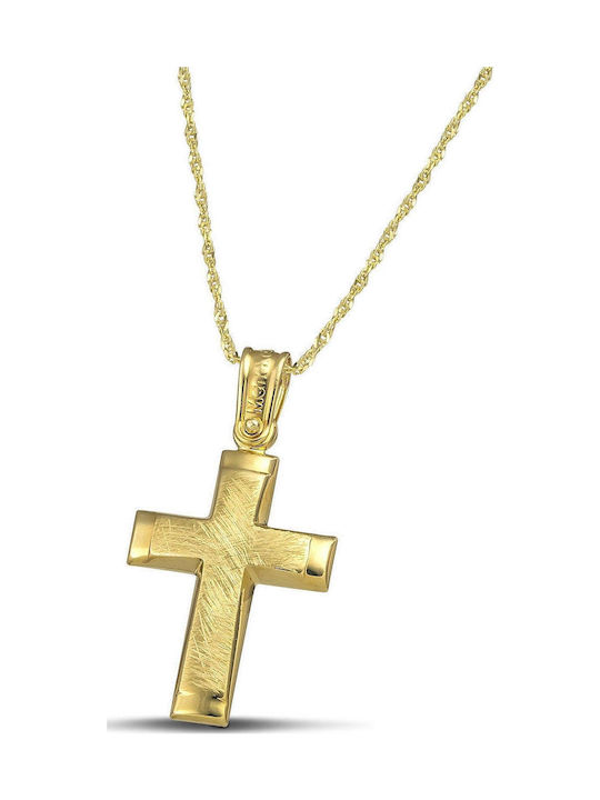 Themelidis Jewels Men's Gold Cross 14K