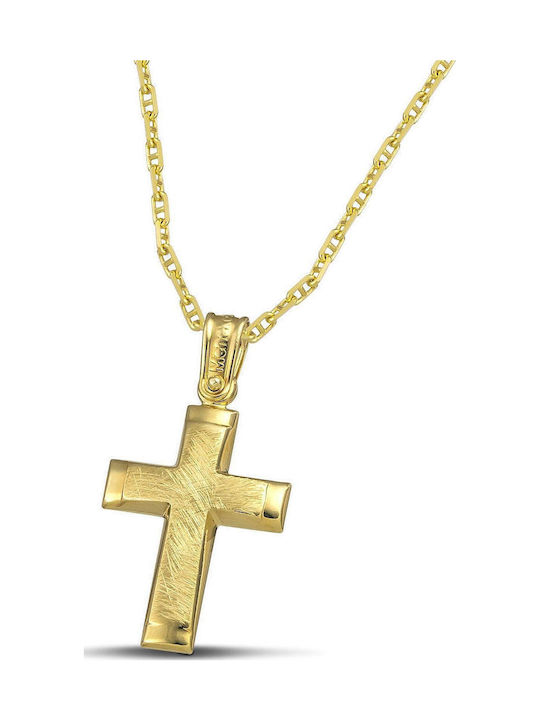 Themelidis Jewels Men's Gold Cross 14K