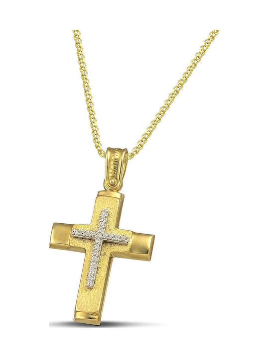 Themelidis Jewels Дамски Златен Кръст 14K