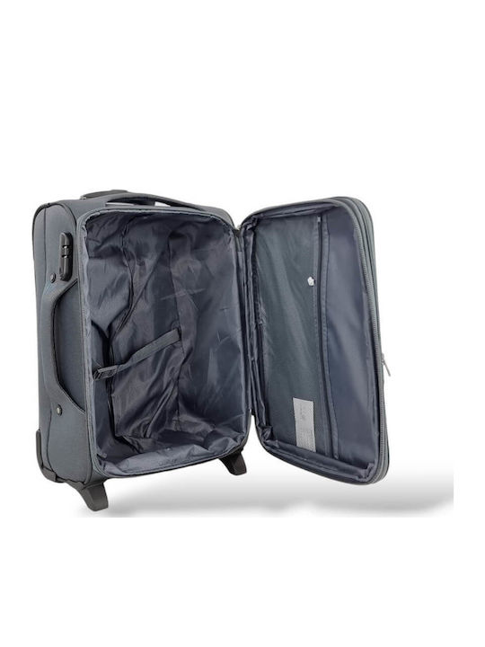 Cabin Suitcase Fabric Expansion 53x36x20 +5cm Playbags Collection Ps8033c Grey Cabin Suitcase Fabric Expansion 53x36x20 +5cm Playbags Collection Ps8033c Grey