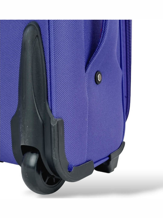 Cabin Suitcase Fabric Expansion 53x36x20 +5cm Playbags Collection Ps8033c Purple