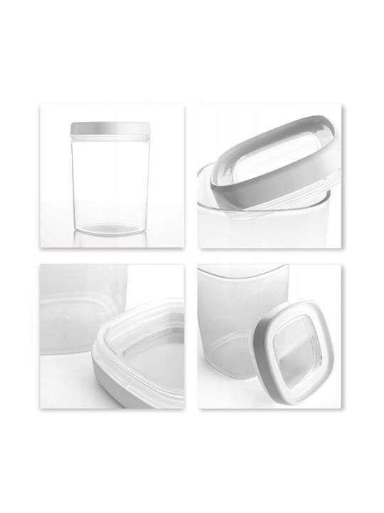 Kadax Cutie pentru Mâncare Plastic Transparent 1000ml 1buc