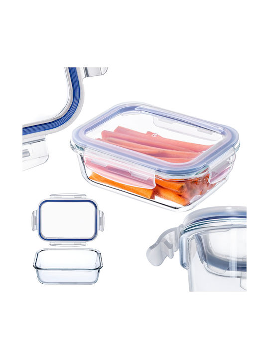 Kadax Cutie pentru Mâncare Sticlă Transparent 640ml 1buc