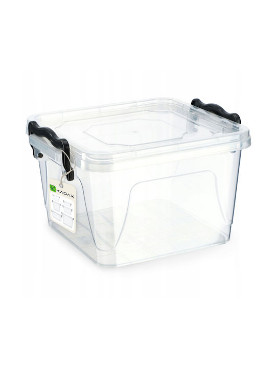 Kadax Cutie pentru Mâncare Plastic Transparent 2400ml 1buc