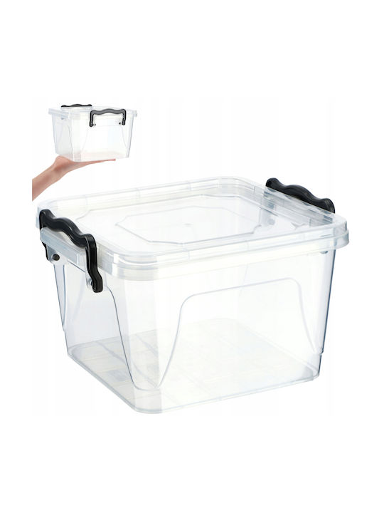 Kadax Cutie pentru Mâncare Plastic Transparent 2400ml 1buc
