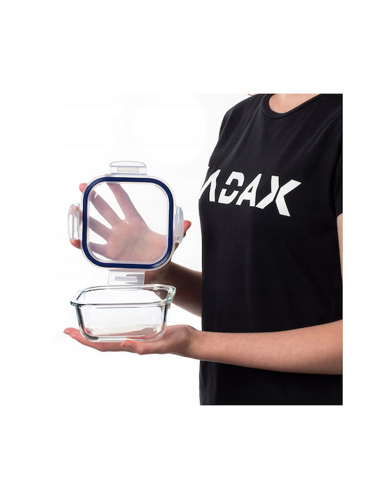 Kadax Glass Lunch Box Transparent 520ml