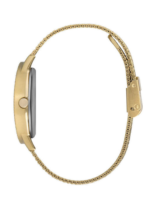 Beverly Hills Polo Club Diamonds Uhr mit Gold Metallarmband