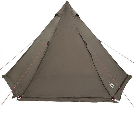 vidaXL Campingzelt Teepee Braune für 6 Personen 408x350x240cm