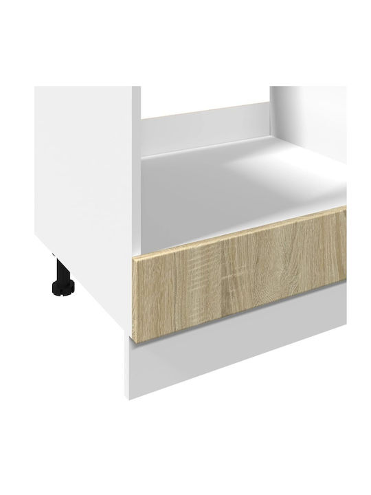 Шкаф за Долен Фурна Sonoma Oak, Brown 60x46x81.5бр