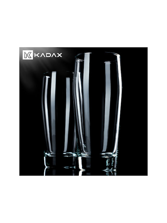 Kadax Gläser-Set Bier, μπίρας aus Glas 510ml 8Stück