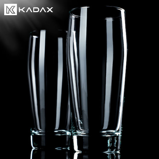 Kadax Gläser-Set Bier, μπίρας aus Glas 510ml 8Stück