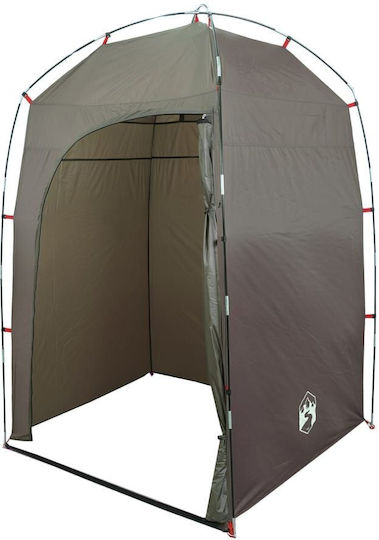 vidaXL Campingzelt Braun für 1 Person 140x140x213cm