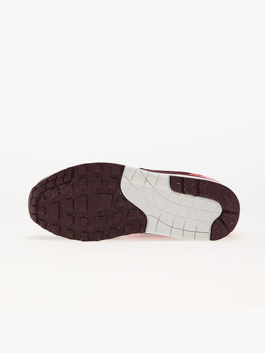 Air Max 1 Sneakers Summit White / Burgundy Crush-picante Red