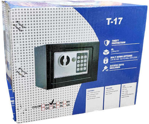 Safe Safe with Digital Lock L25xW19xH19cm fl-112089