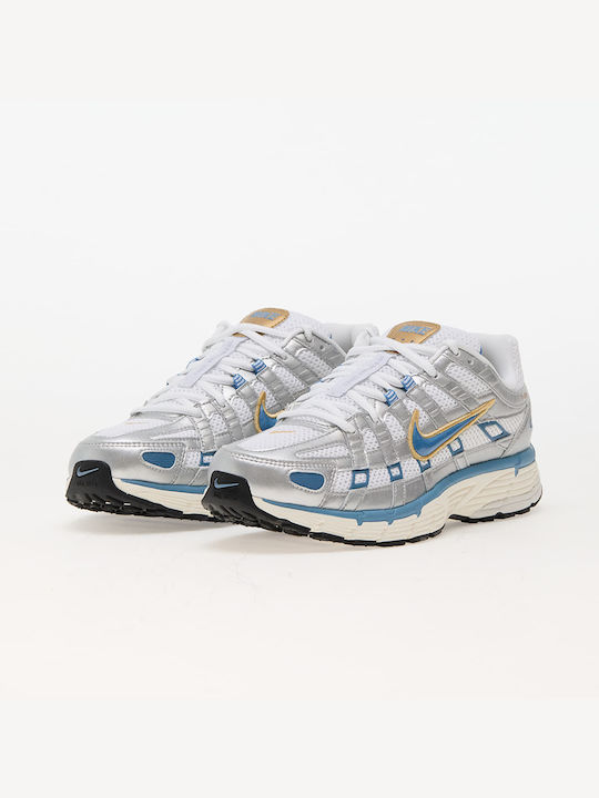 P-6000 Мъжки Маратонки White / Aegean Storm-metallic Silver
