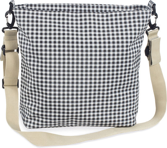 Walking Mum Shoulder/Hand Diaper Bag I Love Vichy Black 41x34x12cm.