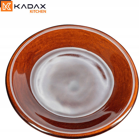 Kadax Farfurie adâncă Ceramică Maro cu Diametru 19cm 4buc Kadax Farfurie adâncă Ceramică Maro cu Diametru 19cm 4buc
