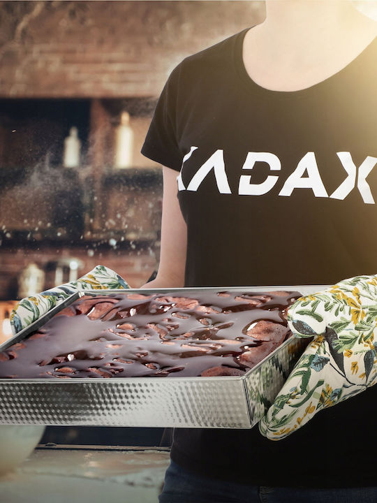 Kadax Ταψί Ορθογώνιο από Ανοξείδωτο Ατσάλι 25x36cm