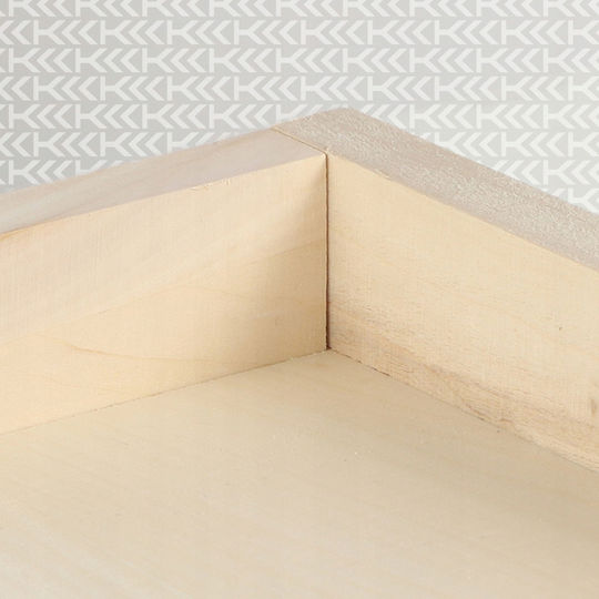 Kadax Schneidebrett Hölzernes Beige 53x40cm 1Stück
