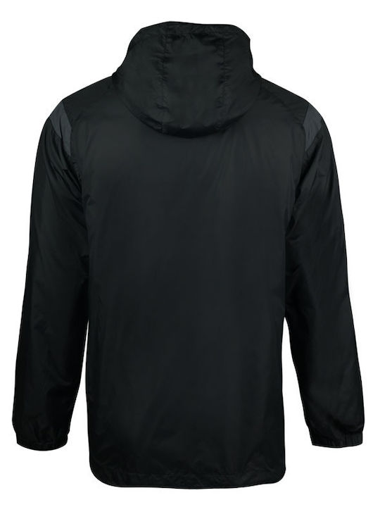 WINDBREAKER ZEUS K-WAY MONOLITH BLACK