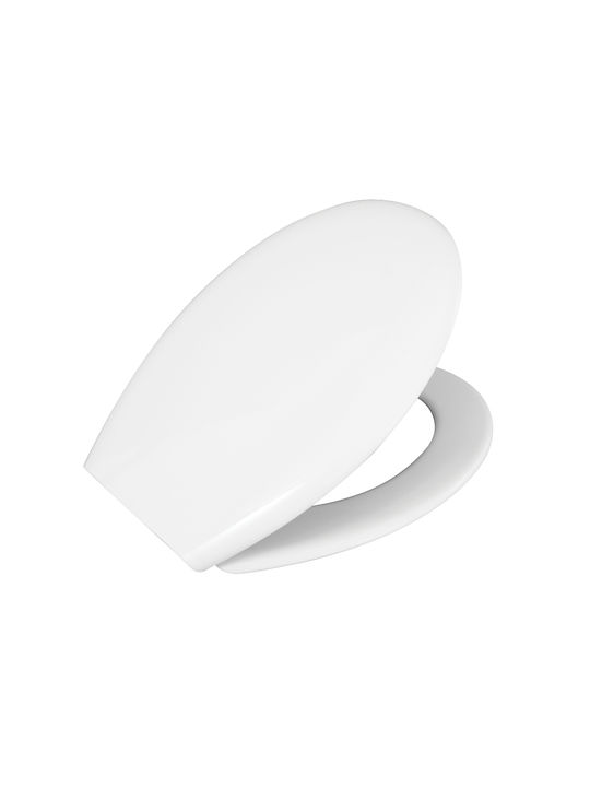 Fayans Λεκάνη Κρεμαστή Rimless με Καζανάκι με Κάλυμμα Thermoplast Λευκή 7612738314767